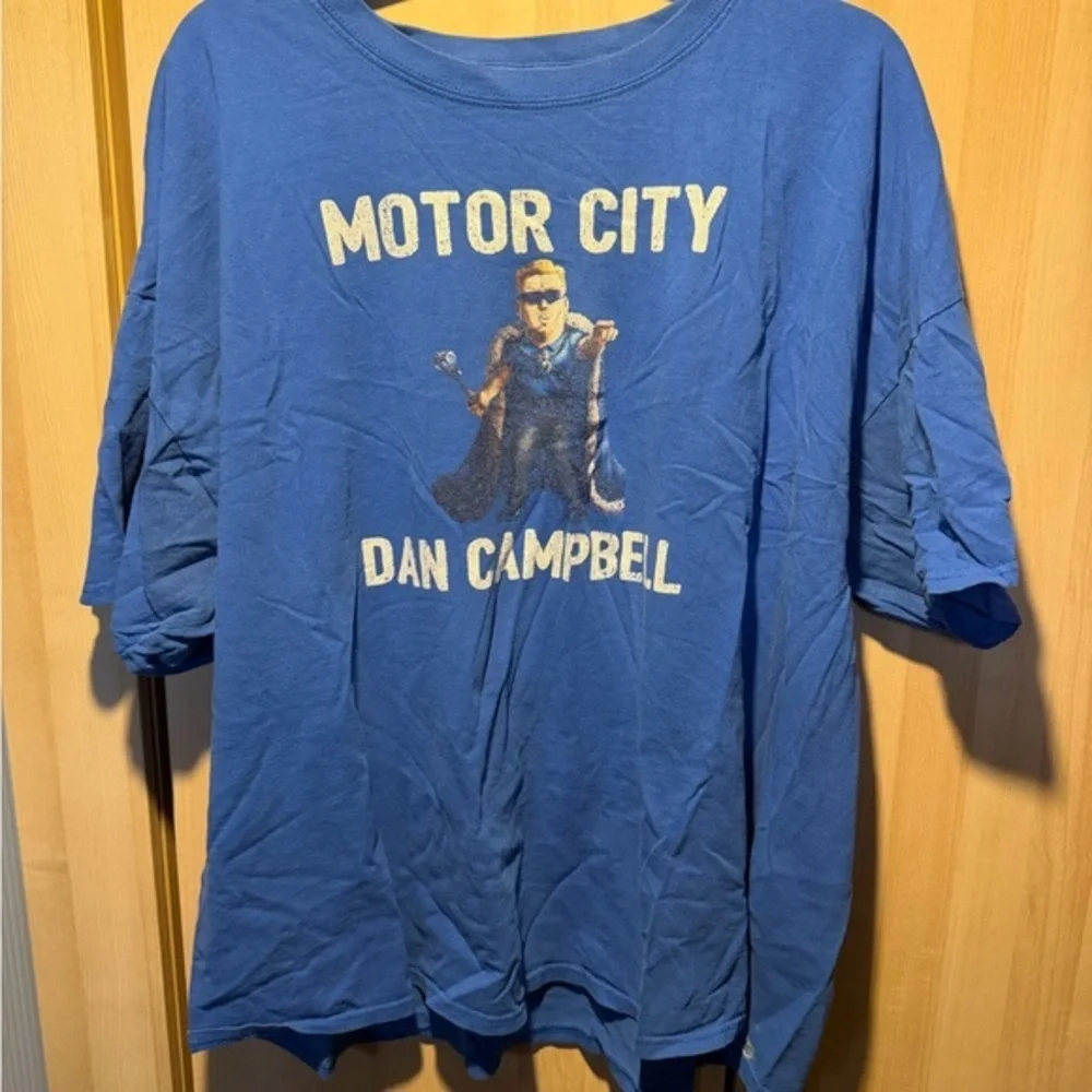 Motor City Graphic Blue T-Shirt